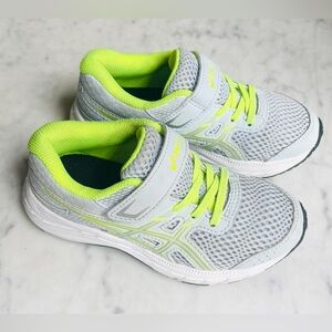 Size 11 ASICS Sneakers - Gray/Neon